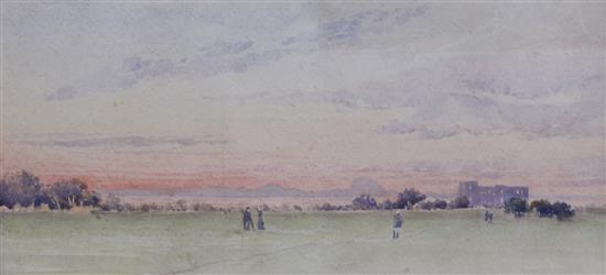 Major General M. Gosset Golf Ground, Bangalore 1896 6.5 x 13.5in.